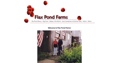 Desktop Screenshot of flaxpondfarms.com